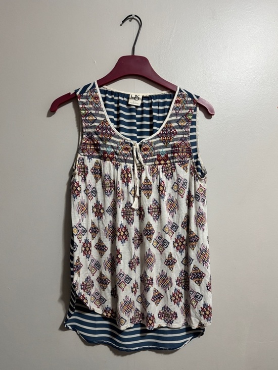 Anthropologie Tops - Boho Print Anthropologie One September Tank Top Woman’s Size Small